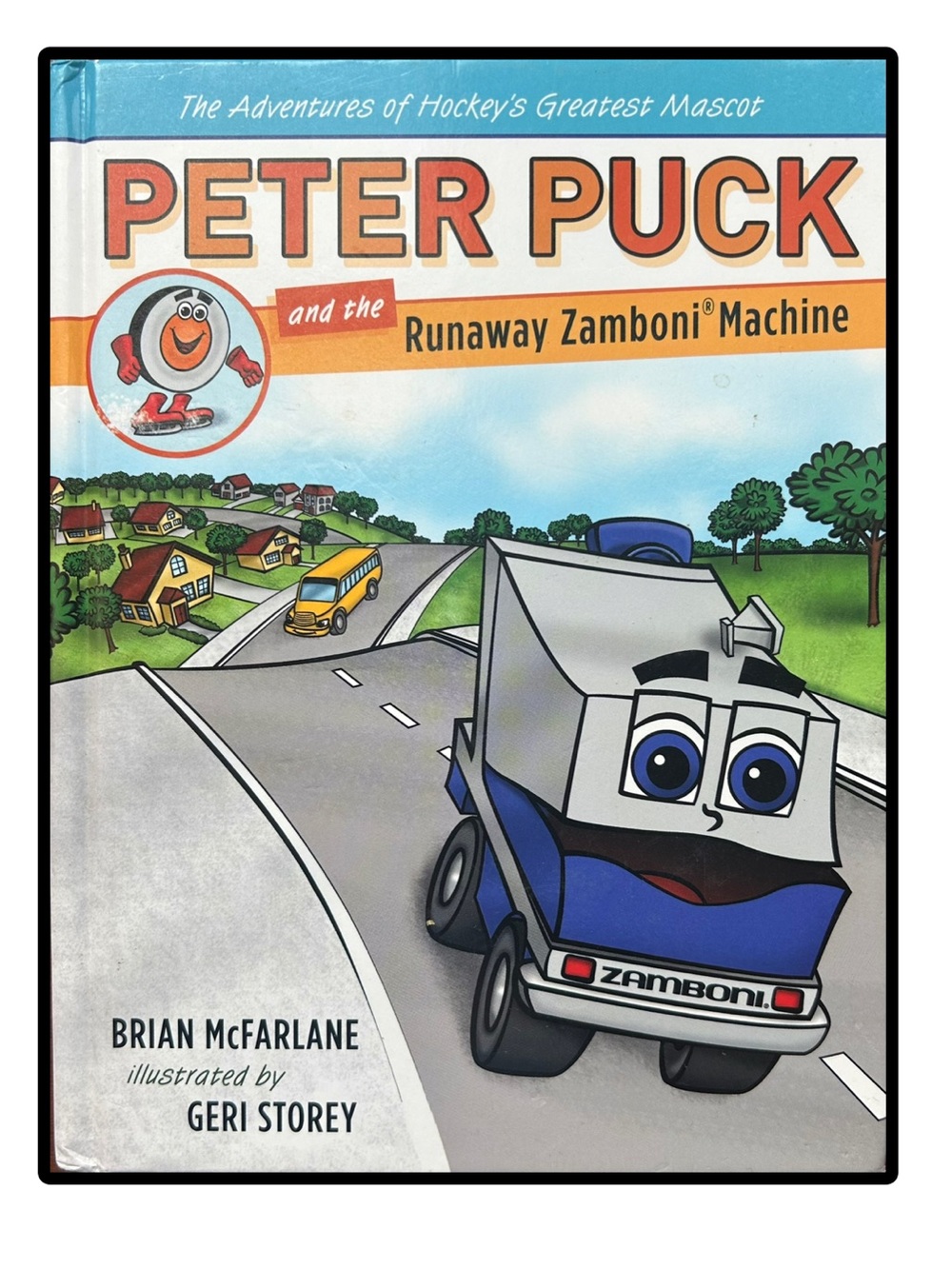 BUNDLE & SAVE 🎉Peter Puck Runaway Zamboni Machine Hardcover Book